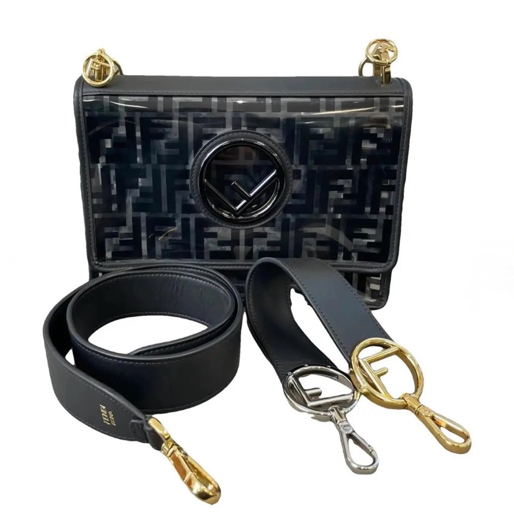 Fendi Kan I F Clear FF Glass Shoulder Bag – NFL Game Day Glam – Authenticated - Picture 11 of 16
